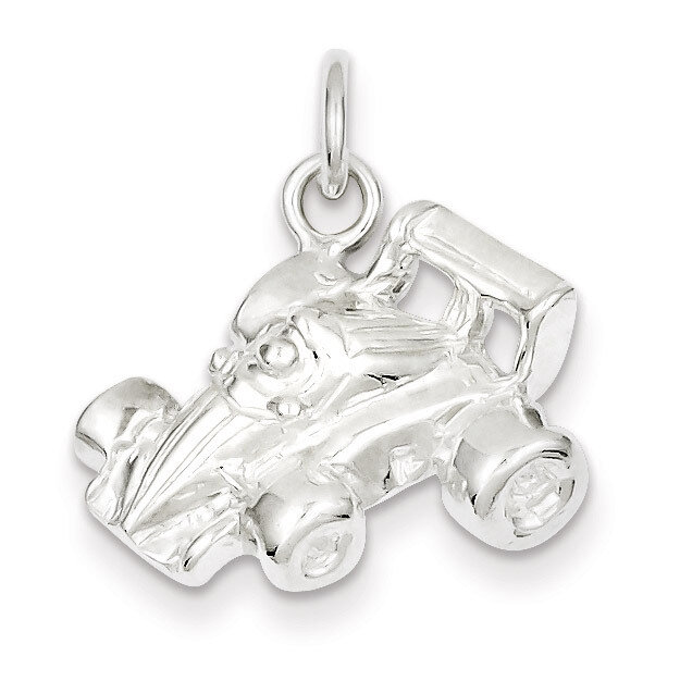 Race Car Charm Sterling Silver QC1037, MPN: QC1037, 883957904856