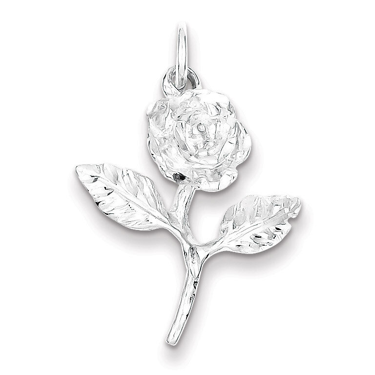 Rose Pendant Sterling Silver QC1076