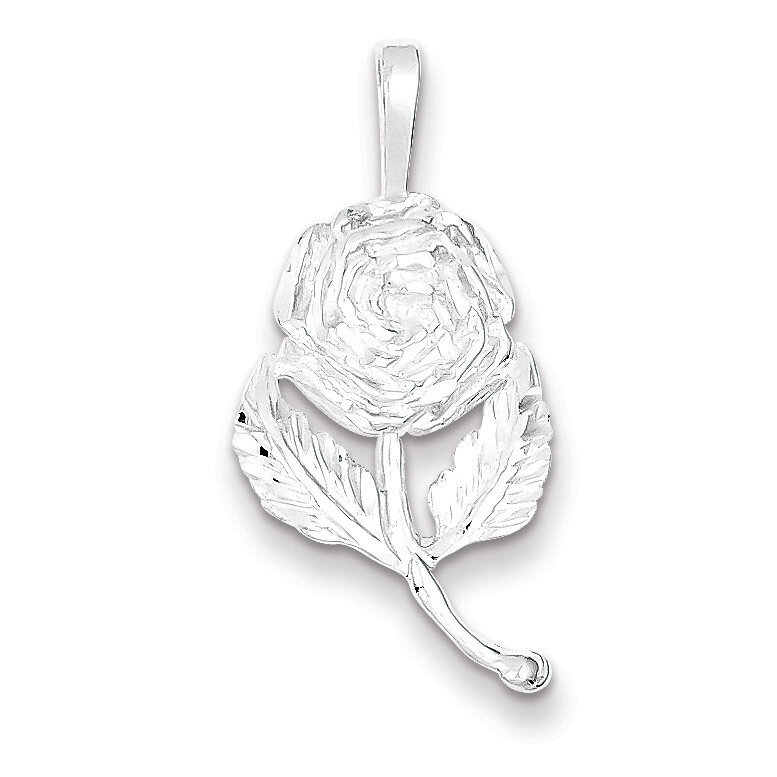 Rose Pendant Sterling Silver QC1082