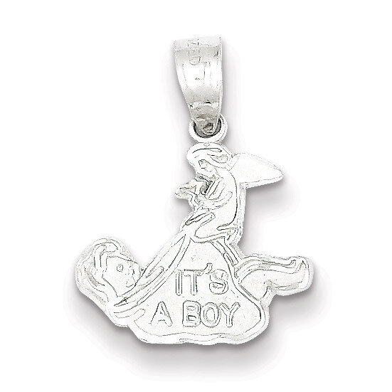 It&#39;s A Boy Charm Sterling Silver QC1300, MPN: QC1300, 191101082009