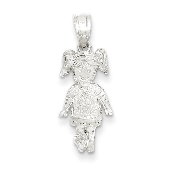 Sports Girl Charm Sterling Silver QC1358, MPN: QC1358, 883957583419