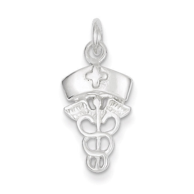 Nurse Symbol Charm Sterling Silver QC145