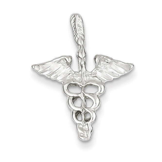 Caduceus Charm Sterling Silver QC153, MPN: QC153, 883957905280