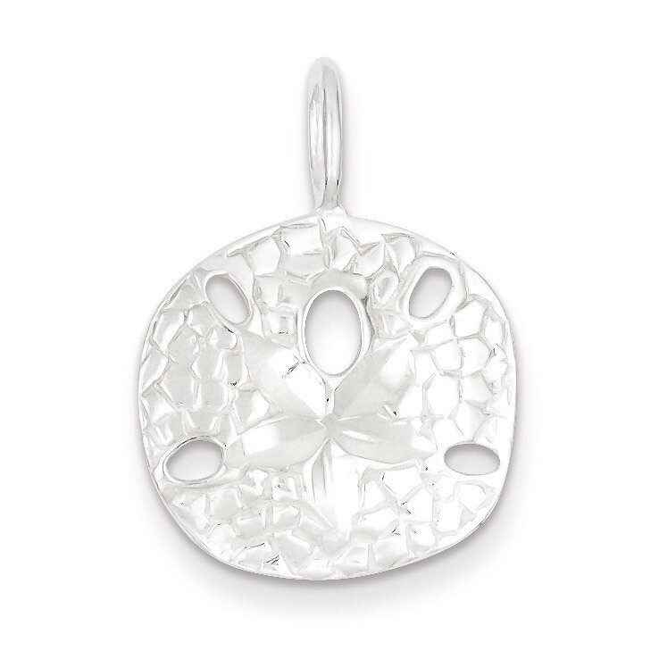 Sand Dollar Charm Sterling Silver QC1646, MPN: QC1646, 883957977201