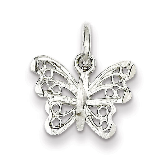 Butterfly Charm Sterling Silver QC1696, MPN: QC1696, 883957905457