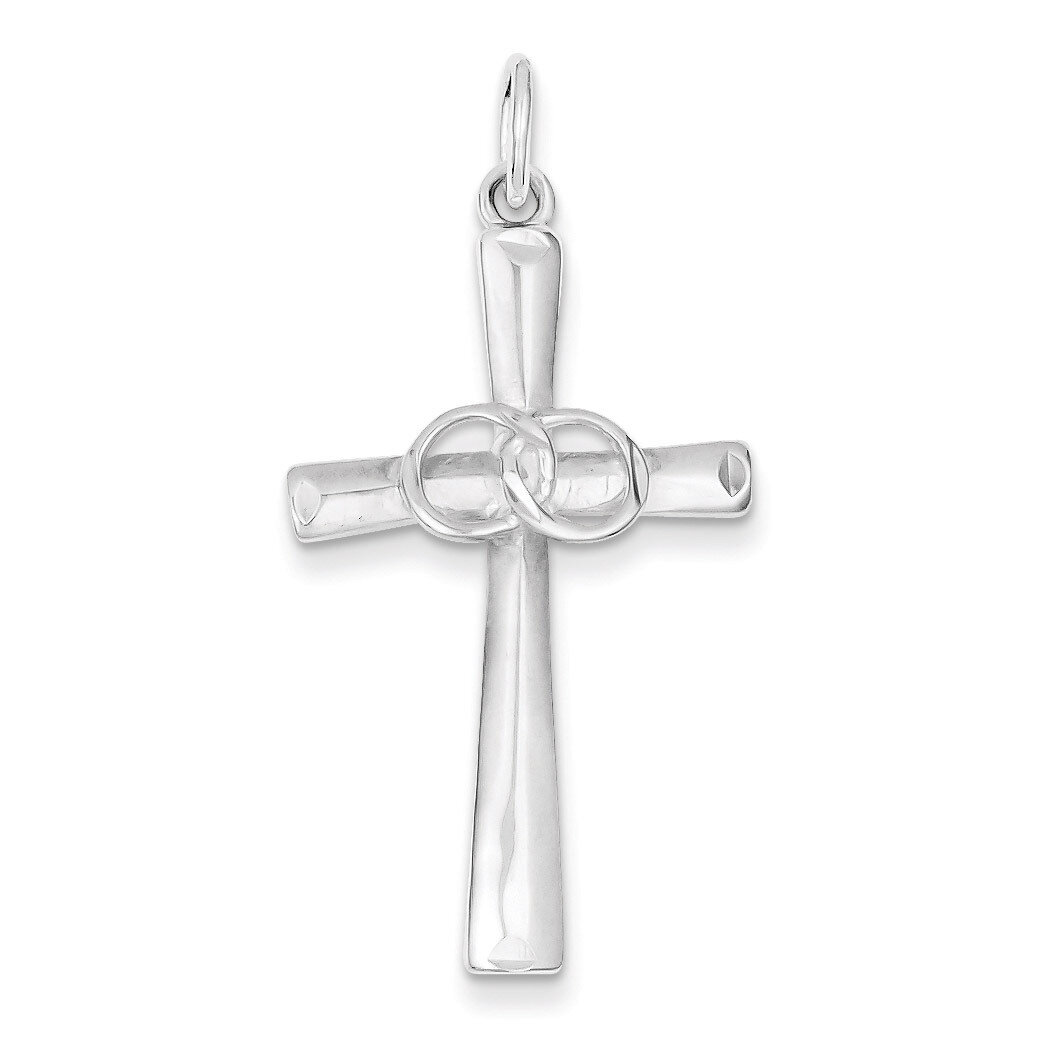 Holy Matrimony Cross Pendant Sterling Silver QC1849