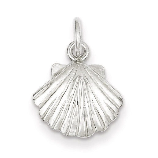 Shell Charm Sterling Silver QC2524, MPN: QC2524, 883957977263