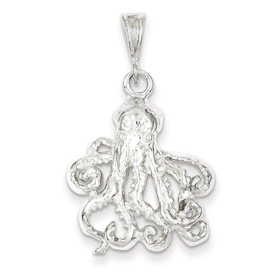 Octopus Charm Sterling Silver QC2534, MPN: QC2534, 883957906027