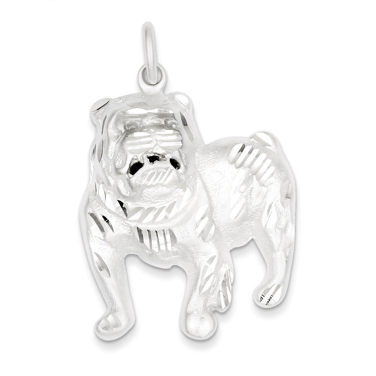 Bull Dog Charm Sterling Silver QC2667, MPN: QC2667, 883957478913
