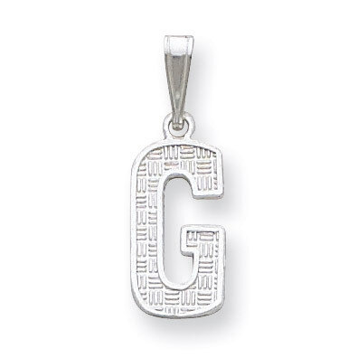 Initial G Charm Sterling Silver QC2762G, MPN: QC2762G, 883957906560