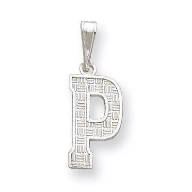 Initial P Charm Sterling Silver QC2762P, MPN: QC2762P, 883957906652