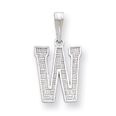 Initial W Charm Sterling Silver QC2762W, MPN: QC2762W, 883957906706