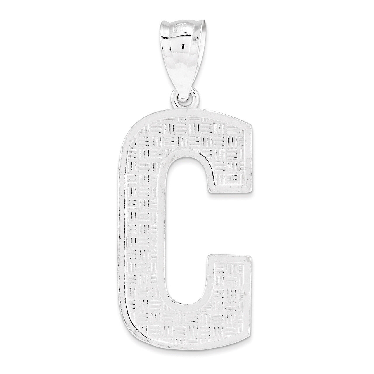 Initial C Charm Sterling Silver QC2766C, MPN: QC2766C, 883957906737