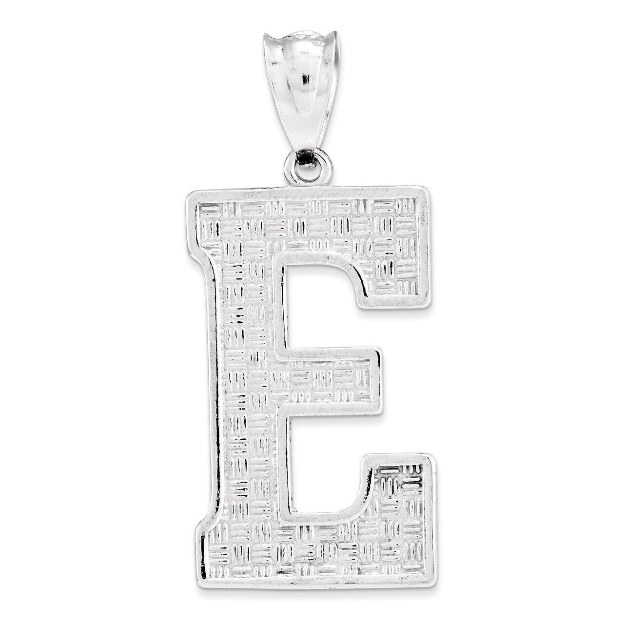 Initial E Charm Sterling Silver QC2766E, MPN: QC2766E, 883957906751