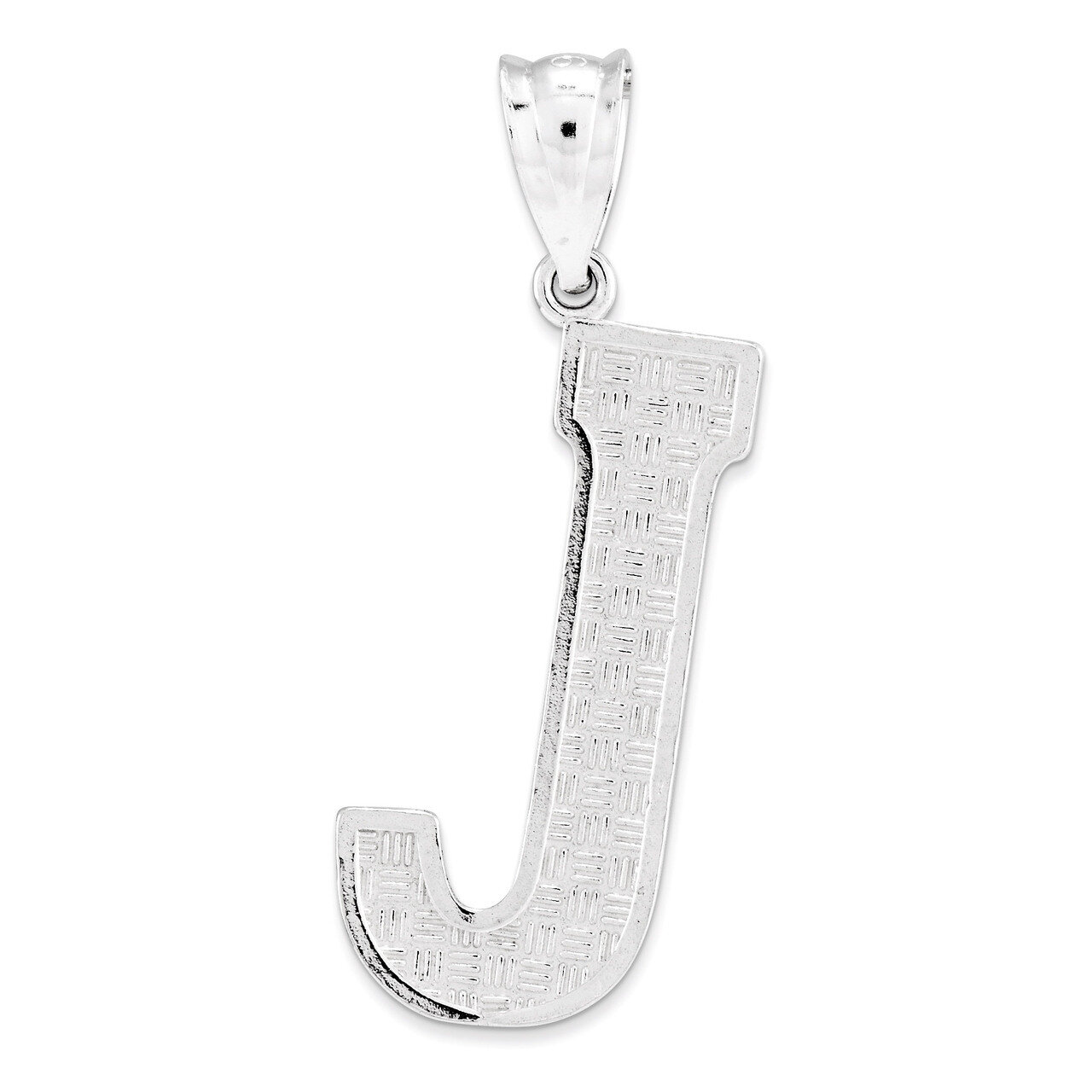 Initial J Charm Sterling Silver QC2766J, MPN: QC2766J, 883957906805