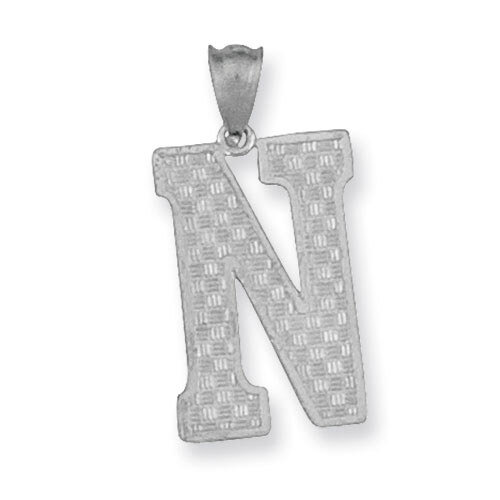 Initial N Charm Sterling Silver QC2766N, MPN: QC2766N, 883957906843