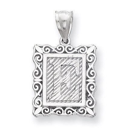 Initial E Charm Sterling Silver QC2770E, MPN: QC2770E, 883957906966