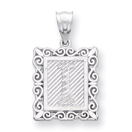 Initial I Charm Sterling Silver QC2770I, MPN: QC2770I, 883957907000