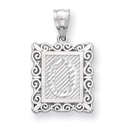 Initial O Charm Sterling Silver QC2770O, MPN: QC2770O, 883957907062