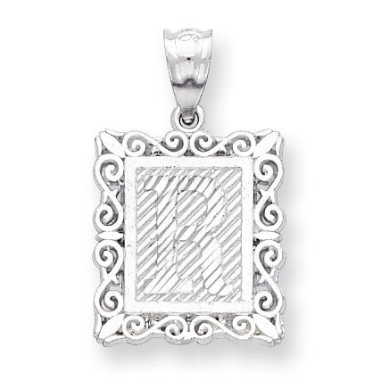 Initial R Charm Sterling Silver QC2770R, MPN: QC2770R, 883957907086