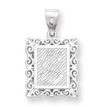 Initial S Charm Sterling Silver QC2770S, MPN: QC2770S, 883957907093