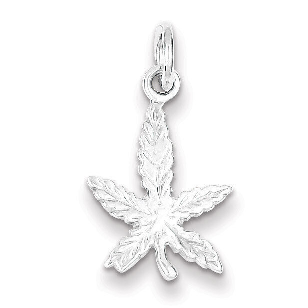 Leaf Charm Sterling Silver QC2801, MPN: QC2801, 883957907222