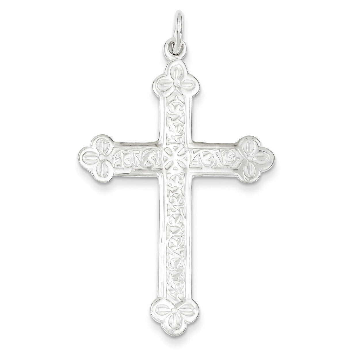 Budded Cross Pendant Sterling Silver QC2880, MPN: QC2880, 886774107325