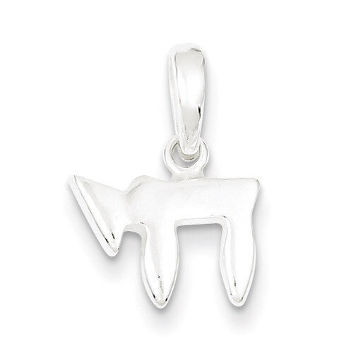 Chai Pendant Sterling Silver QC2885, MPN: QC2885, 883957265636