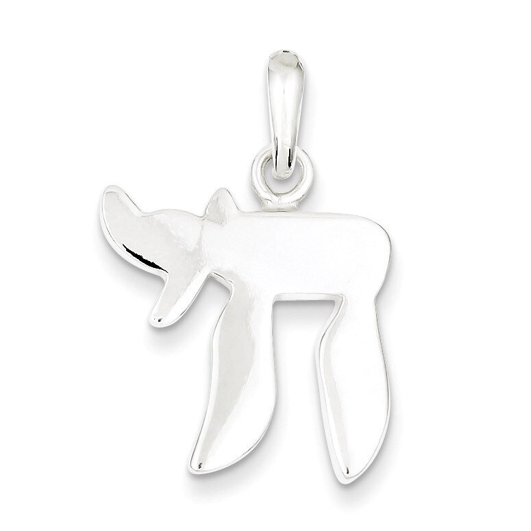 Chai Pendant Sterling Silver QC2886, MPN: QC2886, 883957265650