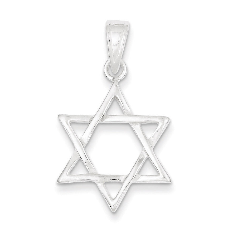 Star of David Charm Sterling Silver QC2887, MPN: QC2887, 883957281599