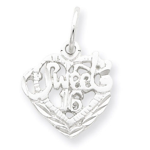 Sweet 16 Charm Sterling Silver QC3076, MPN: QC3076, 886774759906