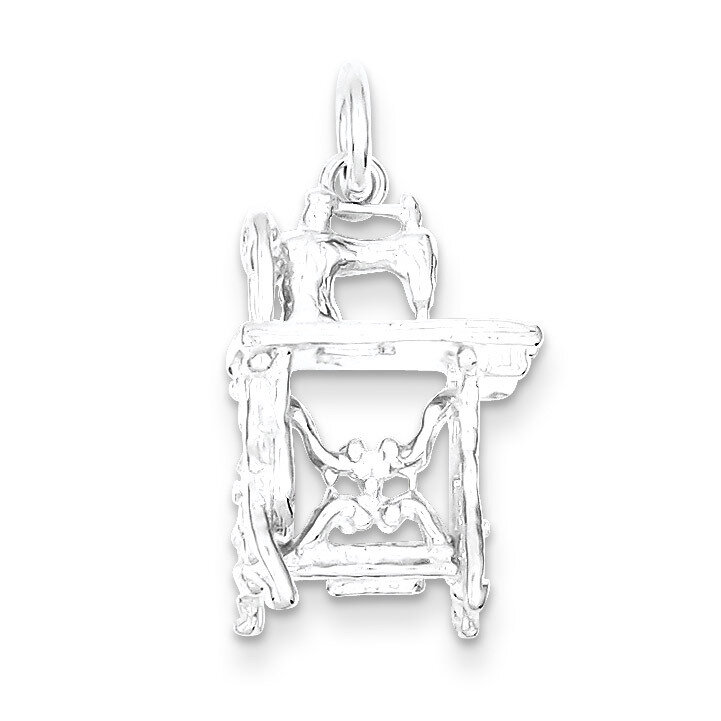 Sewing Machine Charm Sterling Silver QC3095