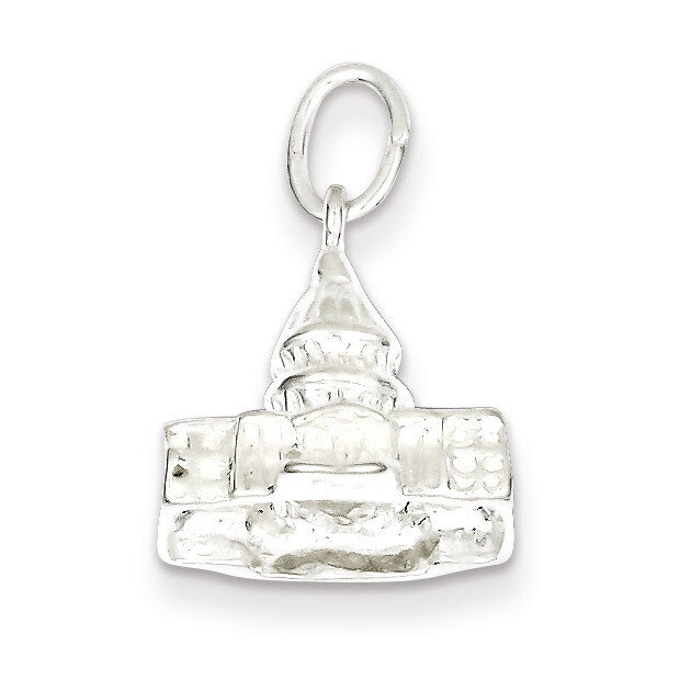 Capitol Building Charm Sterling Silver QC3122, MPN: QC3122, 883957976594