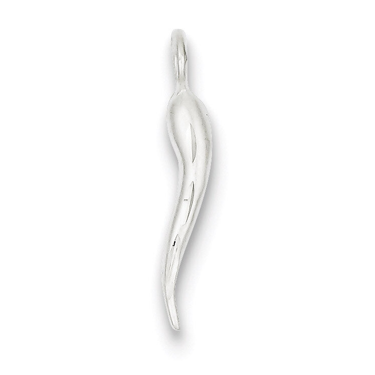 Italian Horn Charm Sterling Silver QC3133, MPN: QC3133, 883957975245