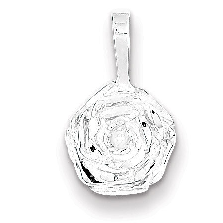 Rose Charm Sterling Silver QC3159