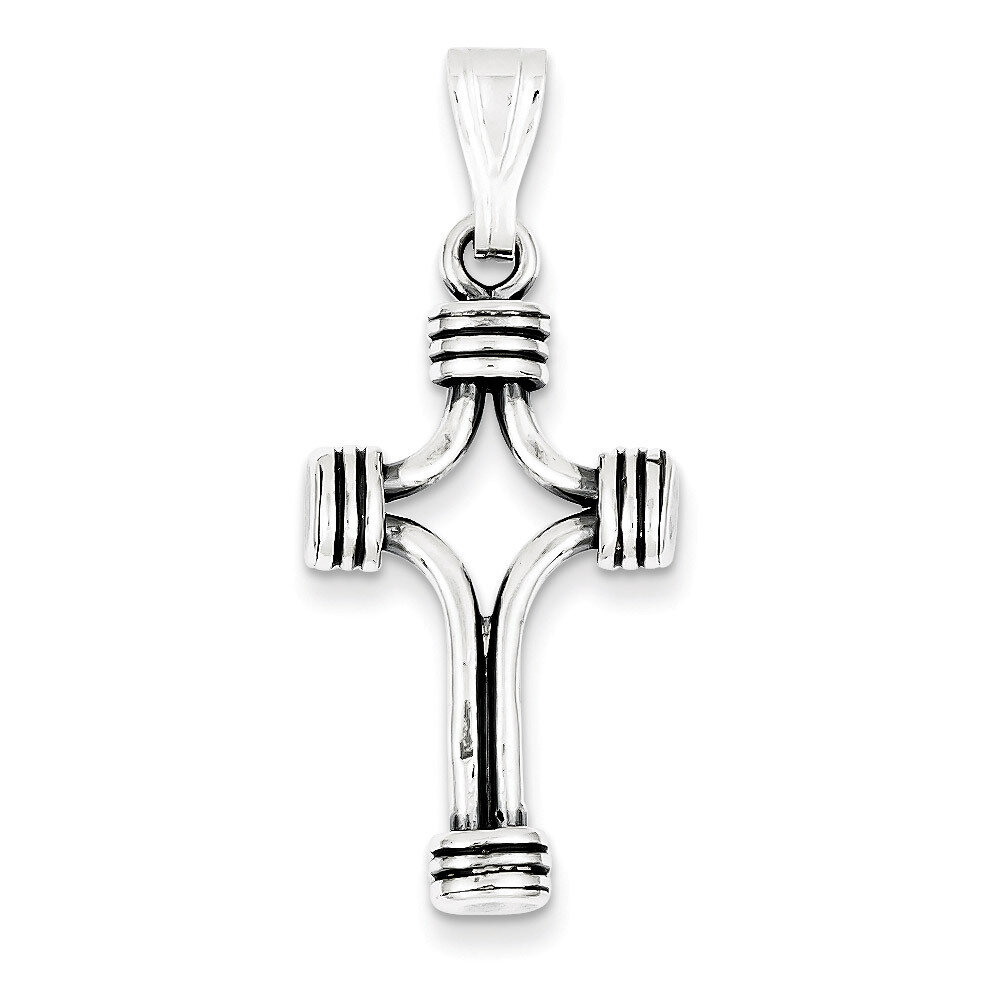 Cross Pendant Antiqued Sterling Silver QC3244, MPN: QC3244, 883957907895