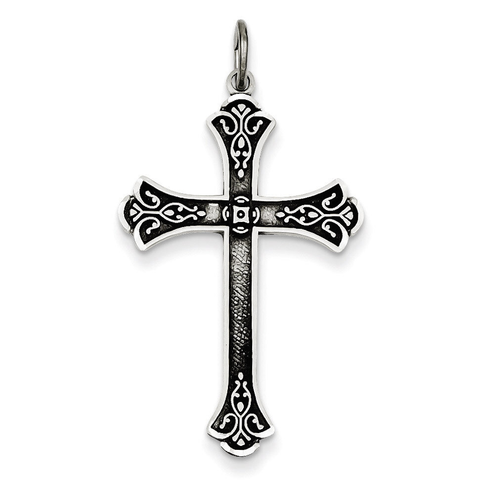 Cross Pendant Antiqued Sterling Silver QC3356, MPN: QC3356, 886774107653