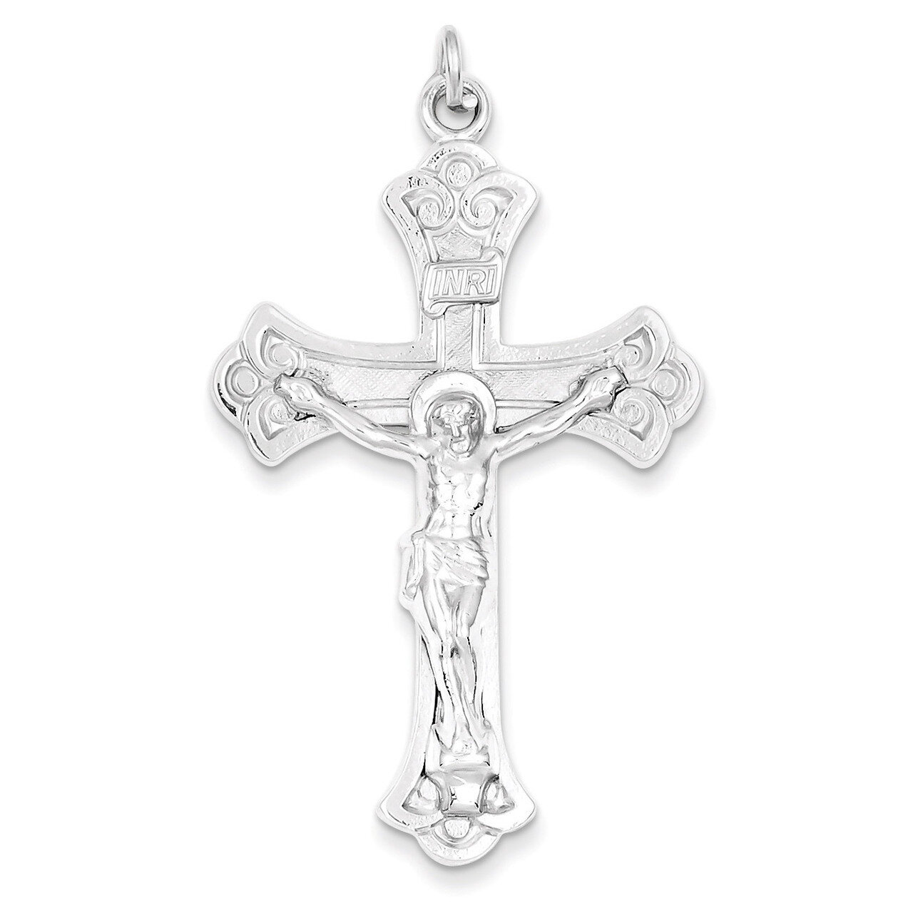 INRI Crucifix Pendant Sterling Silver QC3421