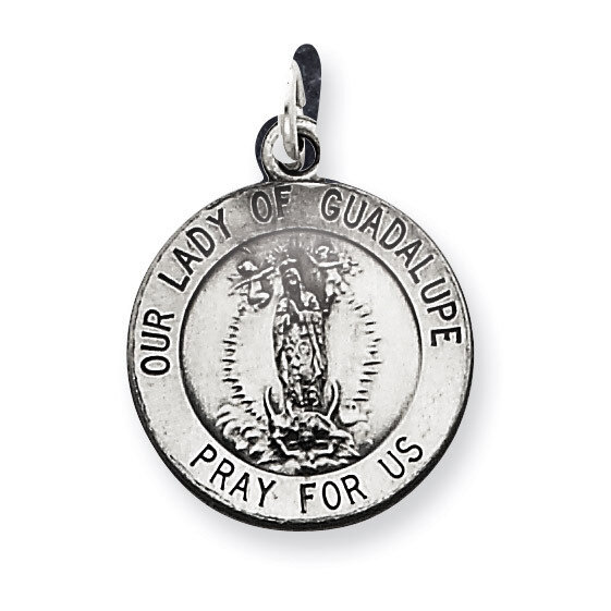 Our Lady of Guadalupe Medal Sterling Silver QC3473, MPN: QC3473, 191101181672