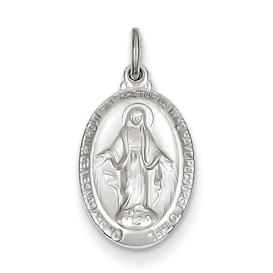 Miraculous Medal Sterling Silver QC3487