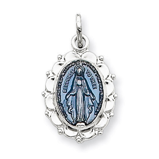 Miraculous Medal Sterling Silver QC3505