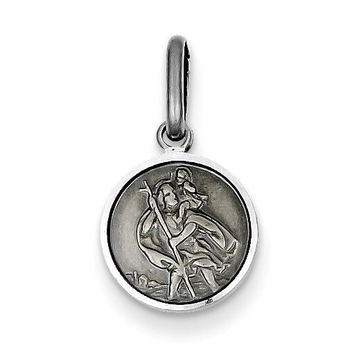 Saint Christopher Medal Sterling Silver QC3537, MPN: QC3537, 886774108193