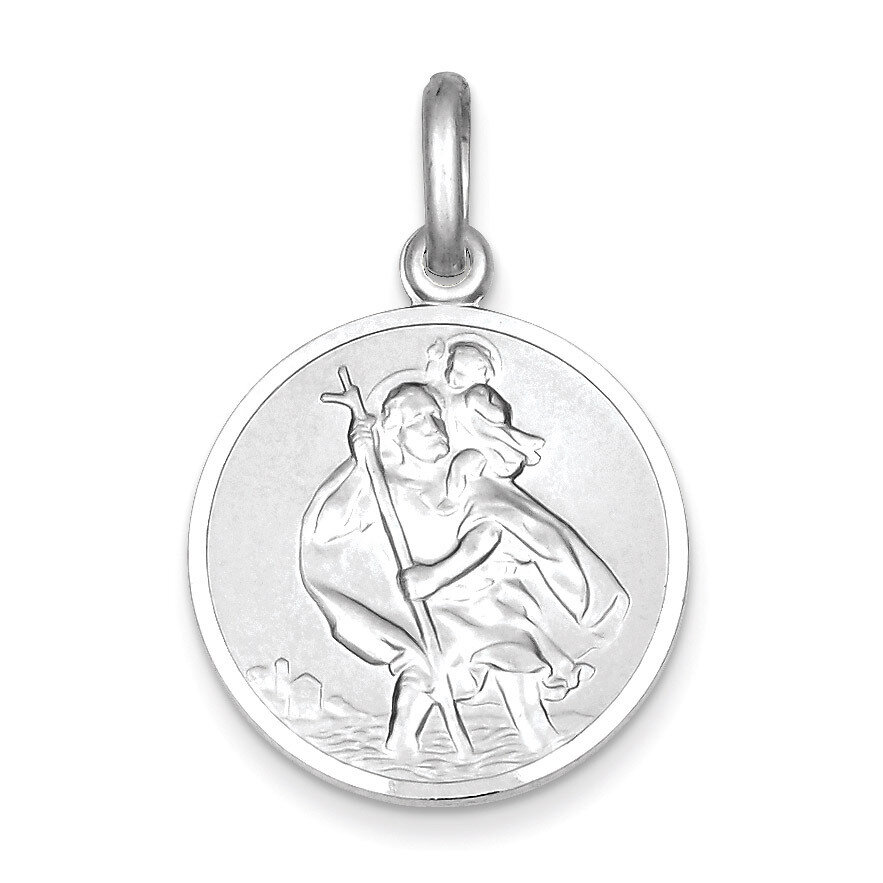 Saint Christopher Medal Sterling Silver QC3547