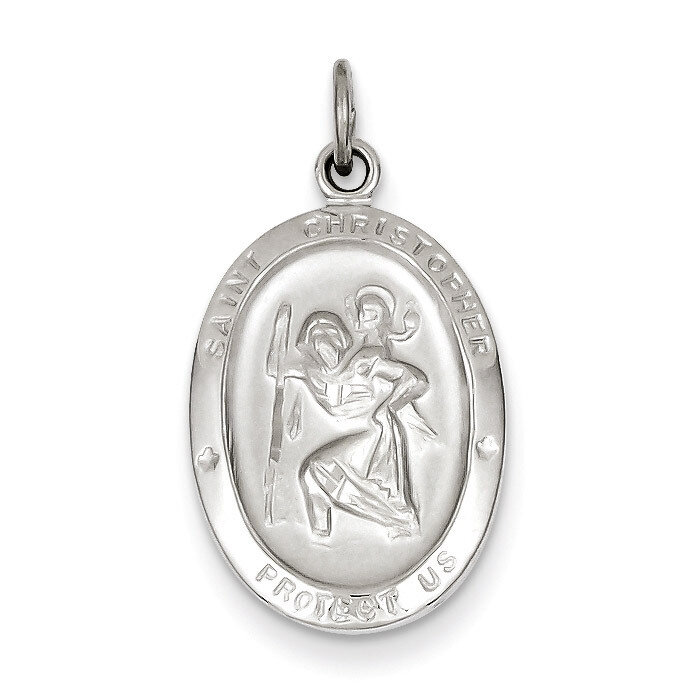 Saint Christopher Medal Sterling Silver QC3553, MPN: QC3553, 886774108346