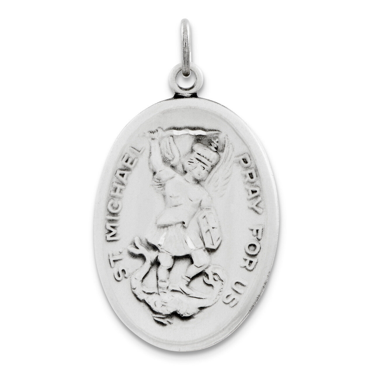 Saint Michael Medal Sterling Silver QC3615