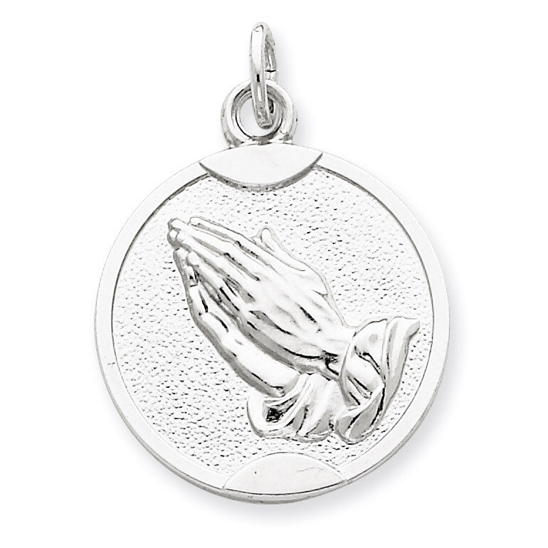 Praying Hands Medal Sterling Silver QC3644