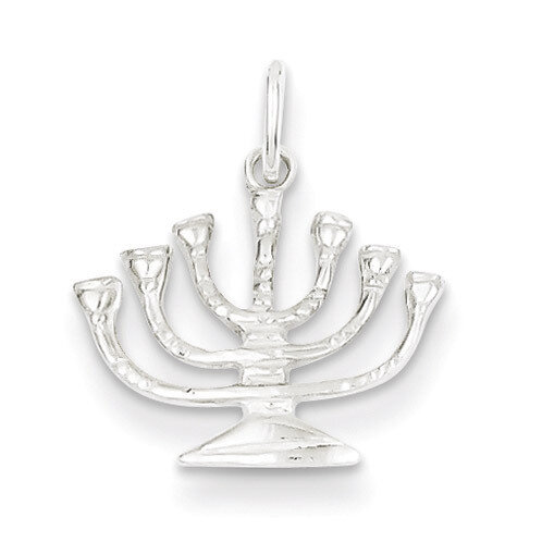 Menorah Charm Sterling Silver QC3691, MPN: QC3691, 883957267159