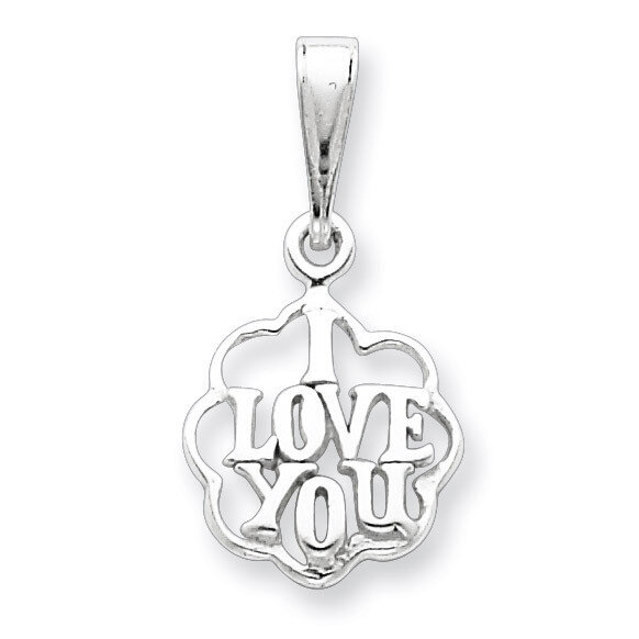 I Love You Charm Sterling Silver QC3723, MPN: QC3723, 883957975979