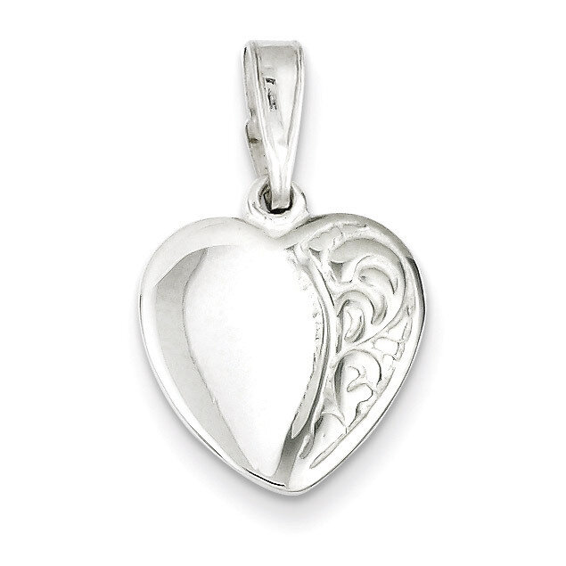 Heart Pendant Sterling Silver QC3736, MPN: QC3736, 883957908380