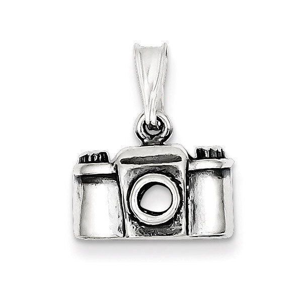 Camera Charm Antiqued Sterling Silver QC3769, MPN: QC3769, 883957977072